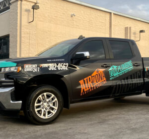 Chevy Silverado AirZona Zona Plumbing Vehicle Wrap