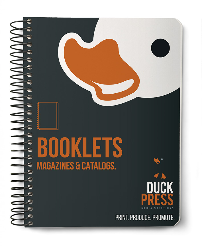 Duck Press Booklet Cover Design Sample